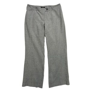 Louben Linen Blend Wide Leg Trouser Pants